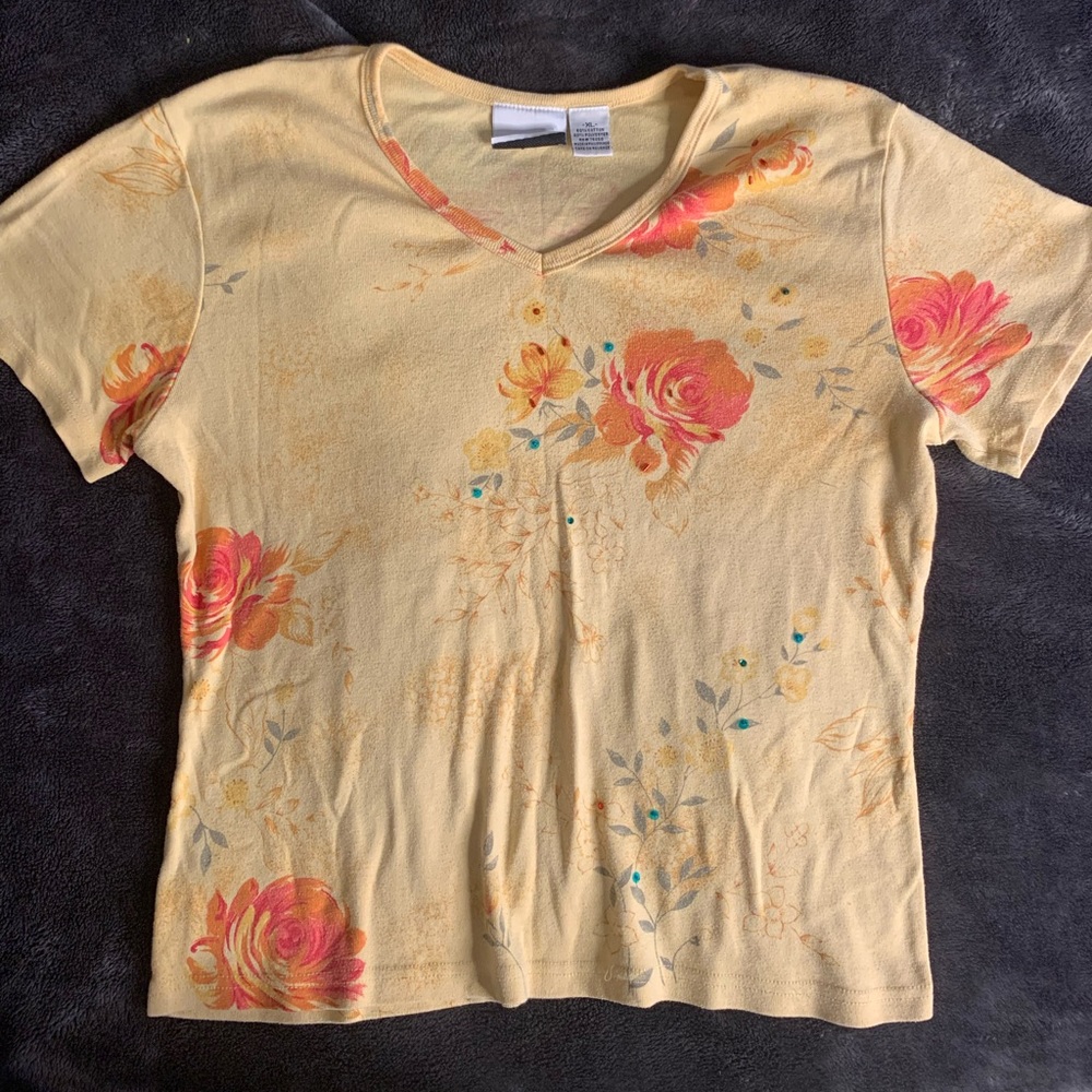 Sunset Floral Top